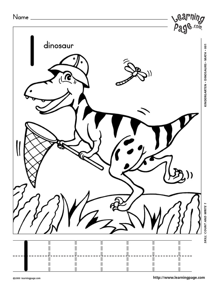 Kindergarten Dinosaur Math Activities | PDF | Shape | Euclid