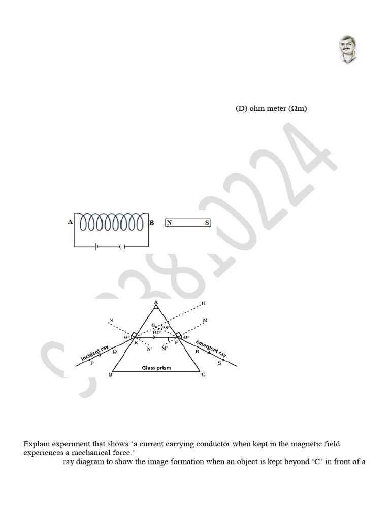 SSLC Science EM Model Paper 1 - 2025-25 Compressed | PDF | Oxide ...