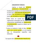 Fundamentos Teóricos de La Estimulación Temprana