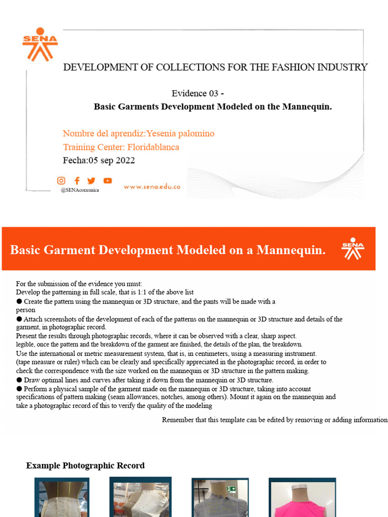 Fashion Industry Basic Garment Development | PDF | Clothing | Dress