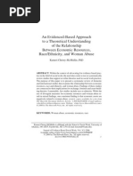 10.An Evidenced-Based Approach to a Theoretical Understanding of the Relationship Between Economic Resources, Race/Ethnicity, and Woman Abuse Kameri Christy-McMullin, PhD