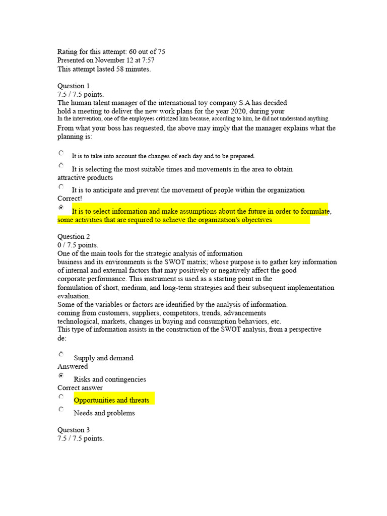 Strategic Planning and SWOT Analysis Guide | PDF | Swot Analysis ...