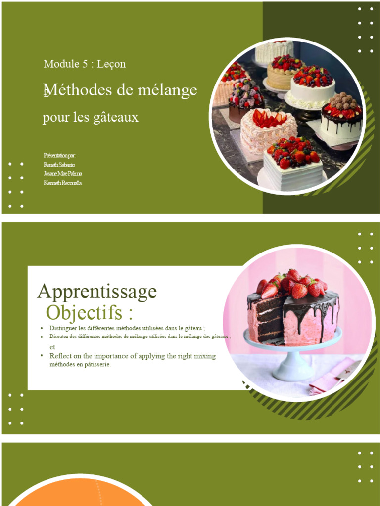 Méthodes de mélange pour gâteaux | PDF | Biscuit | Beurre