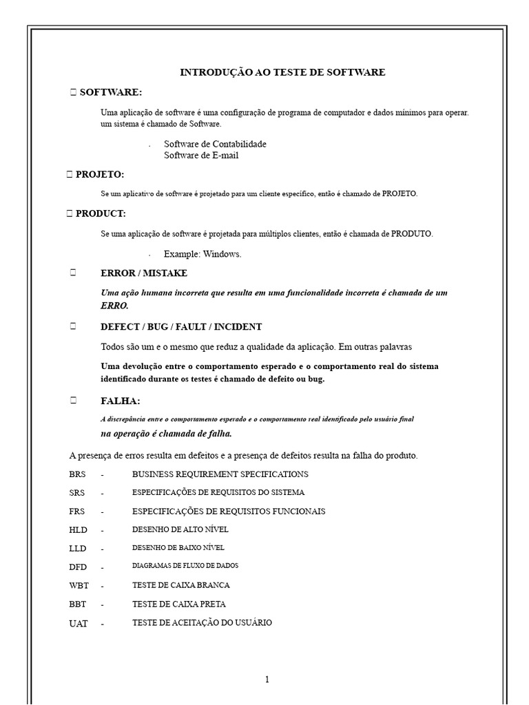 Introdução ao Teste de Software e Modelos | PDF | Testes de software ...