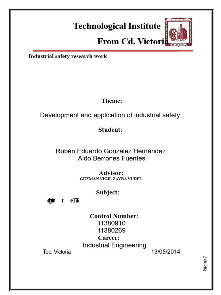Final Project Research Workshop | PDF | Occupational Safety And Health ...