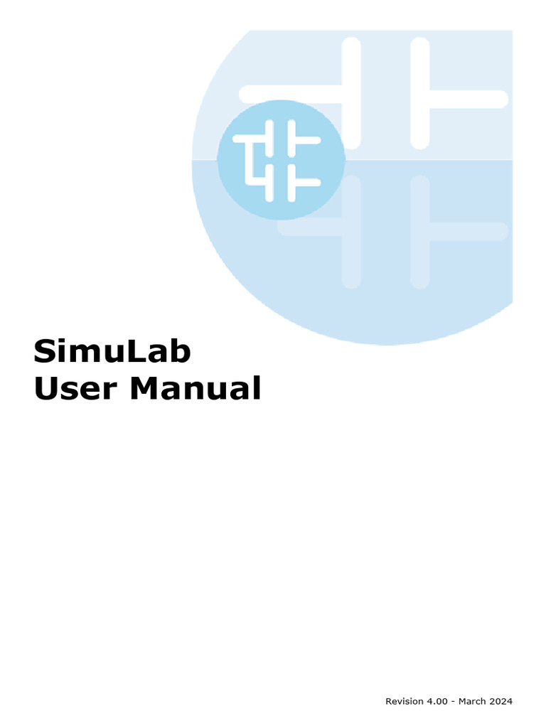 SimuLab User Manual - March 2024 | PDF | User Interface | Simulation