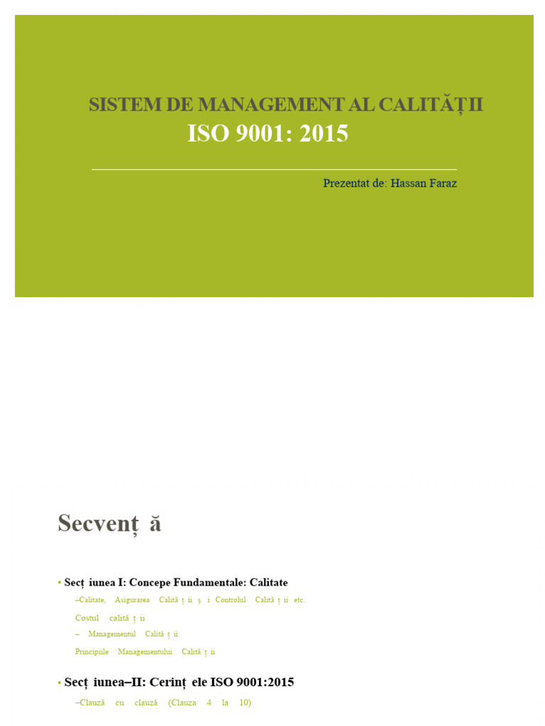 Iso 9001:2015 | PDF