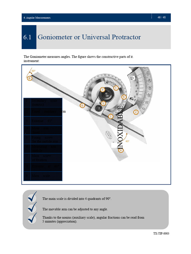 Practical Theory 03. Goniometer | PDF | Geometric Measurement