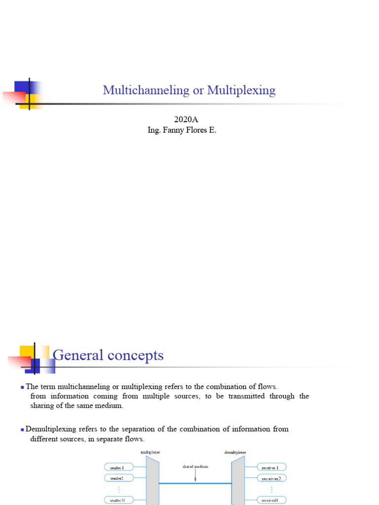 9. Multichanneling | PDF | Multiplexing | Radio Technology