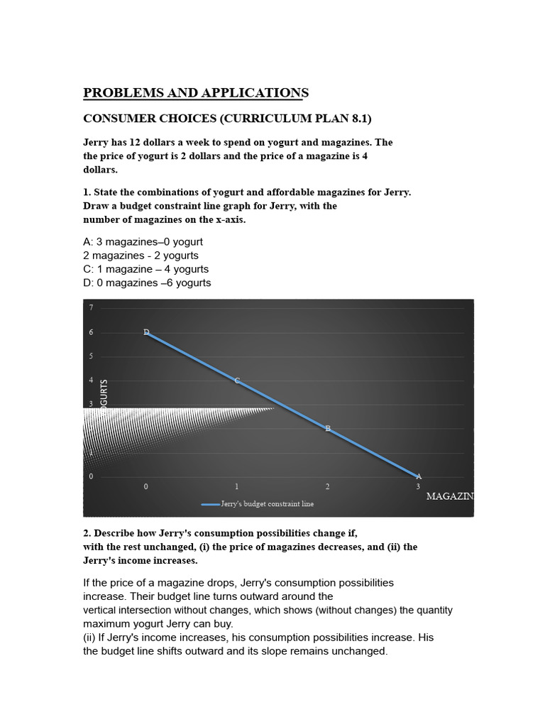 Consumer Choices and Utility Maximization | PDF | Demand | Elasticity ...