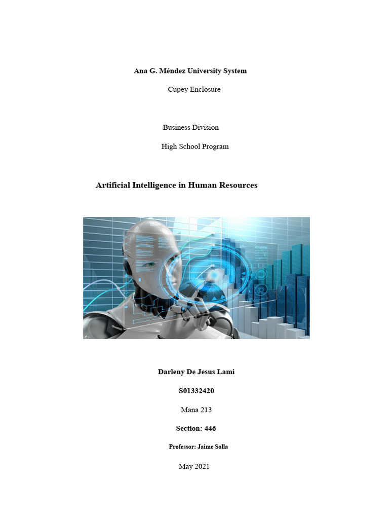 Artificial Intelligence Research Project | PDF | Artificial ...