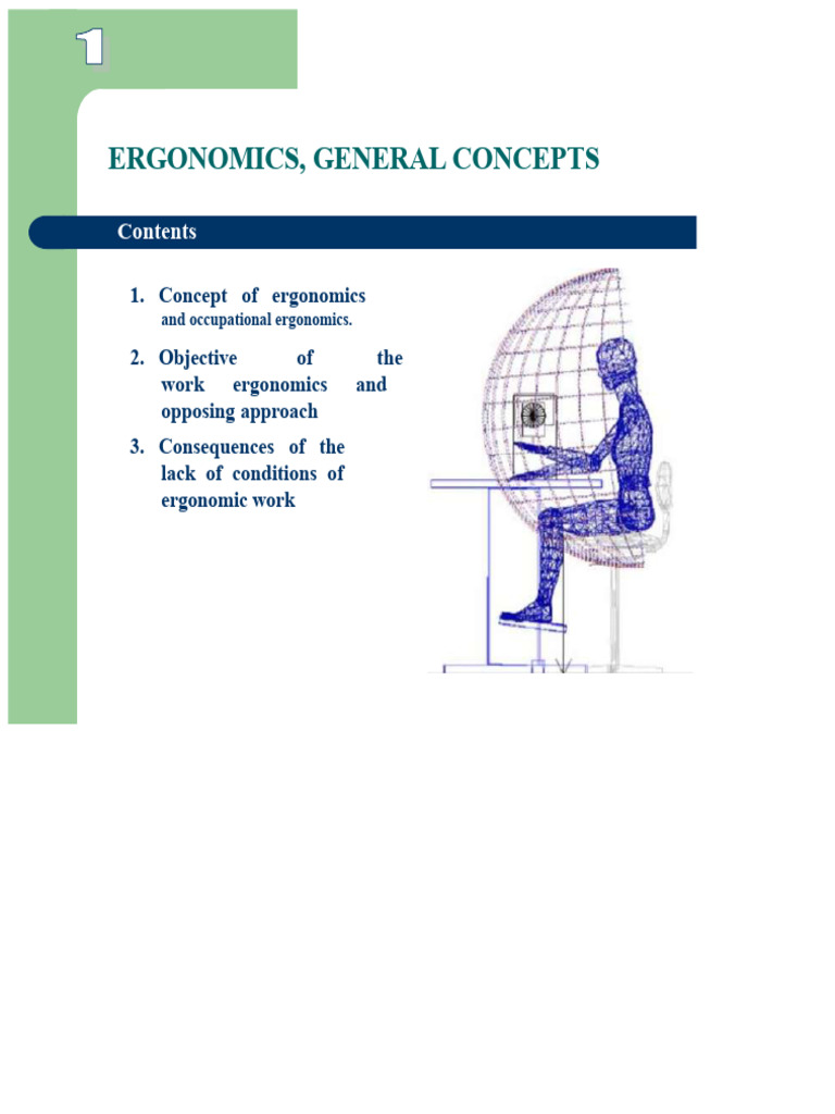 Understanding Ergonomics Concepts | PDF | Workplace | Safety
