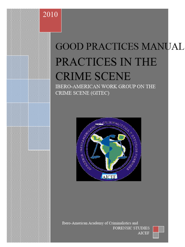 Crime Scene Best Practices Manual | PDF | Crime Scene | Forensic Science