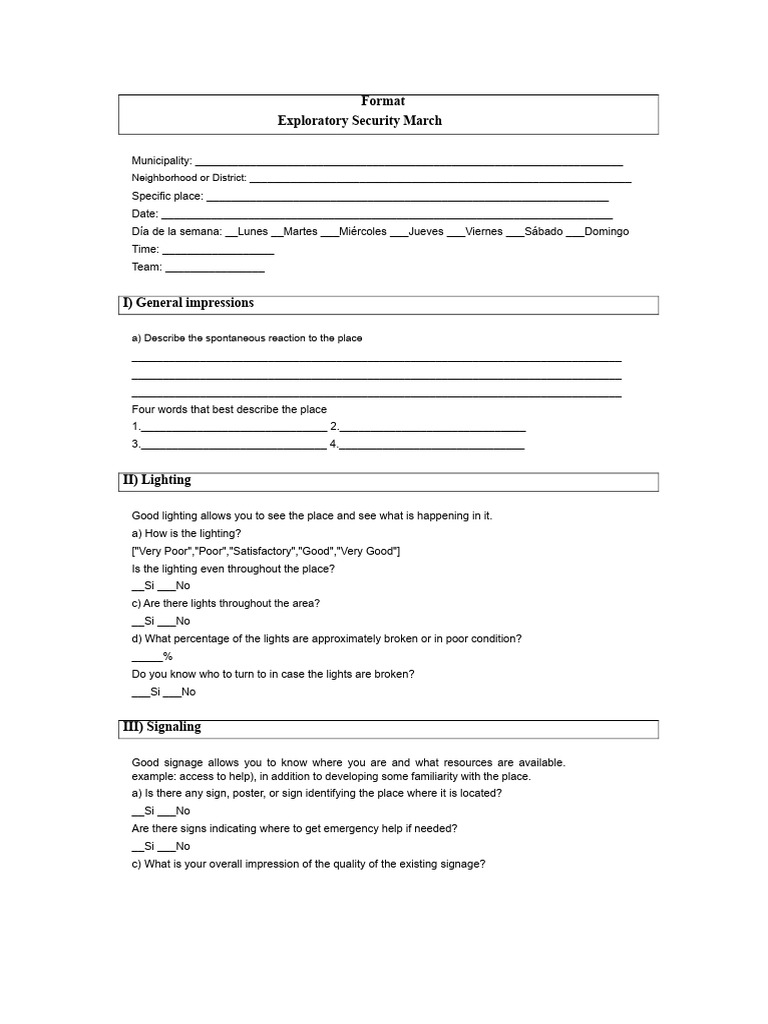 Security Assessment Form Template | PDF