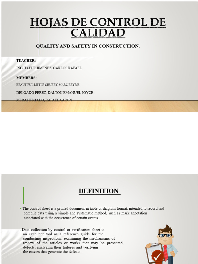 Control Sheets for Quality in Construction | PDF | Information | Data