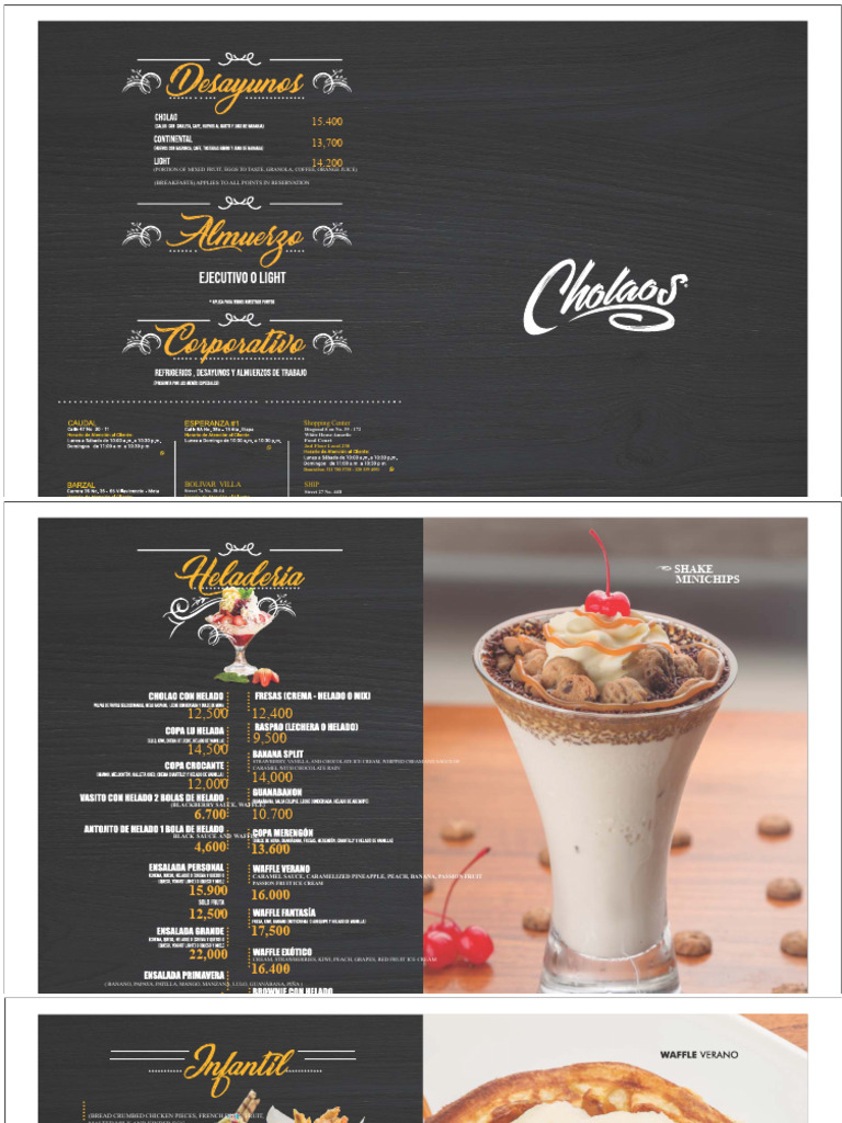 Breakfast and Menu Options Overview | PDF | Sauce | French Fries