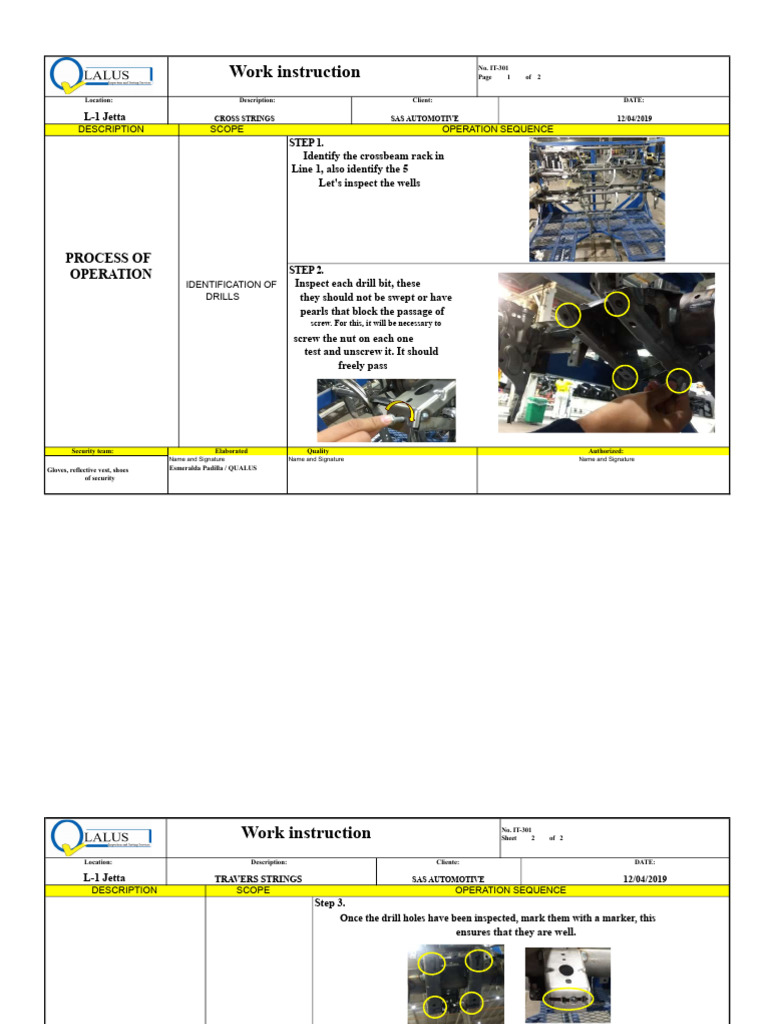 Work instruction | PDF
