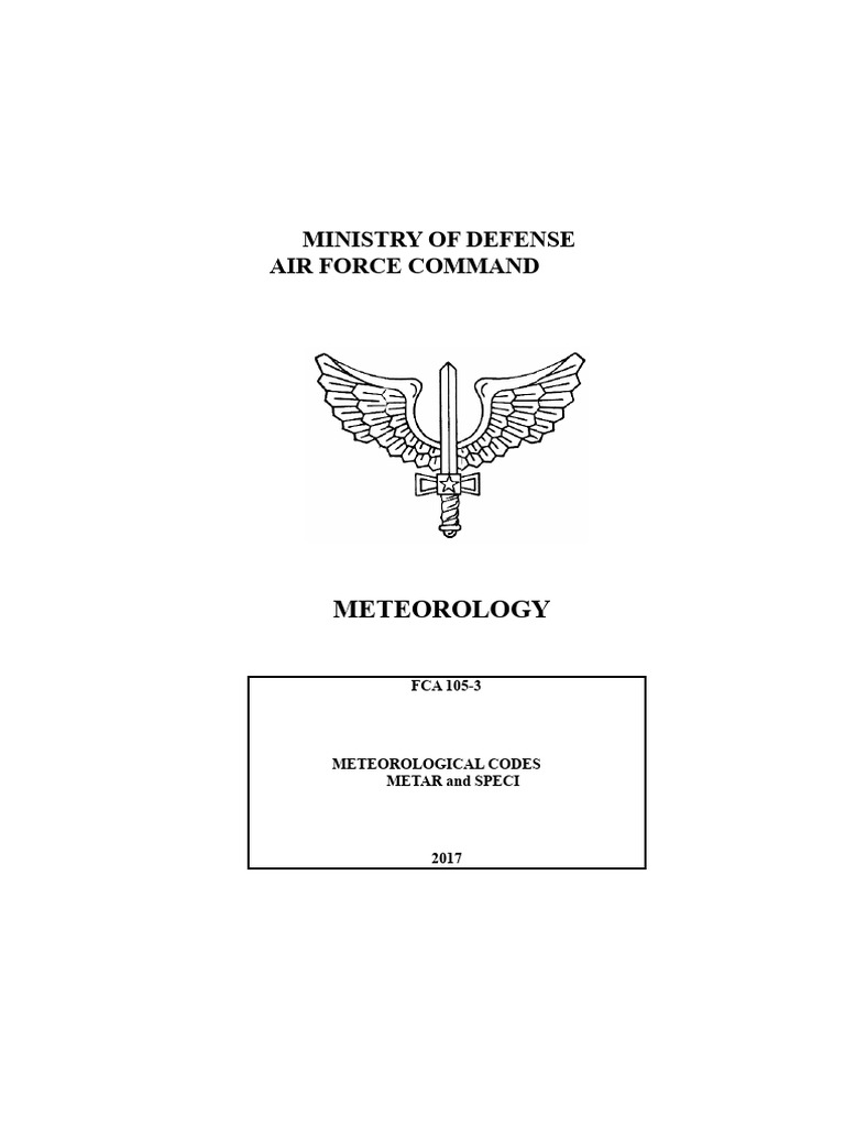 Meteorological Codes: METAR & SPECI Guide | PDF | Meteorology ...