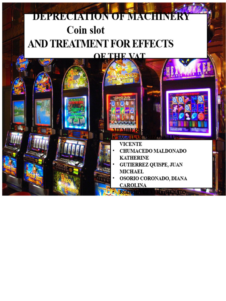 Depreciation and VAT Treatment of Slot Machines | PDF | Value Added Tax ...
