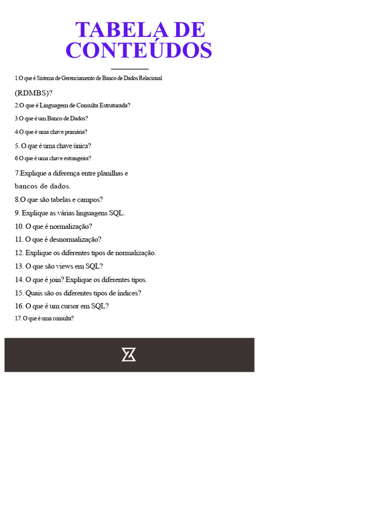 Guia Completo de SQL e Banco de Dados | PDF | SQL | Microsoft SQL Server