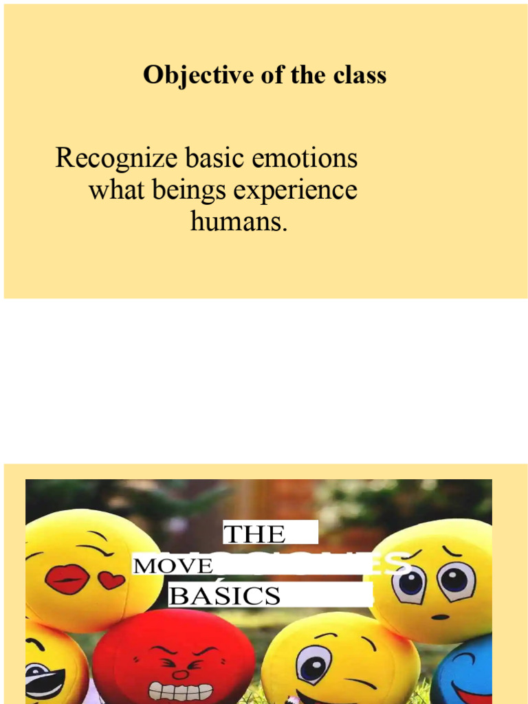 Understanding Basic Human Emotions | PDF | Emotions | Feeling
