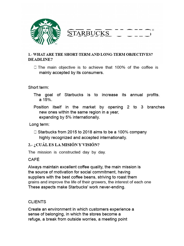Starbucks 2 | PDF | Marketing | Starbucks