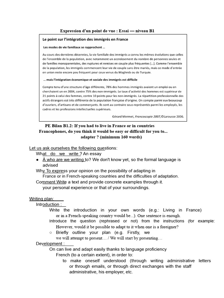 Adapting to Life in French-Speaking Countries | PDF | Cognition ...