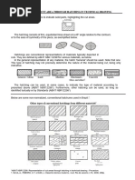 Hatching Guidelines in Engineering Drawings | PDF | Contour Line | Drawing