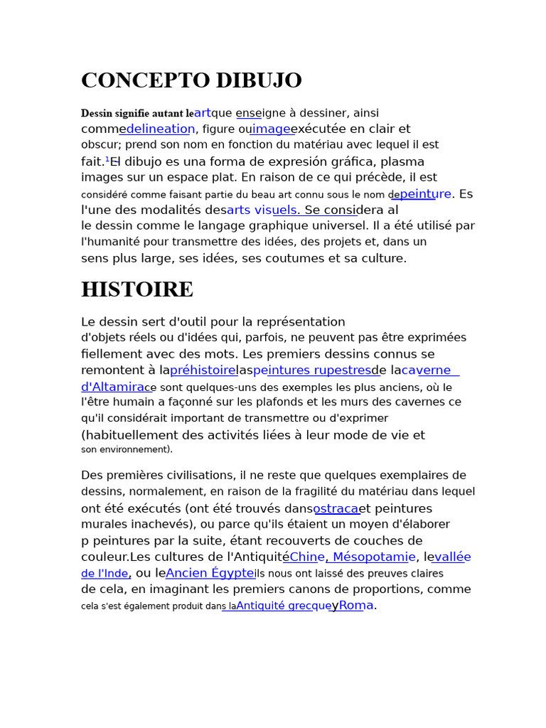 Histoire et techniques du dessin | PDF | Dessin | Dessin technique
