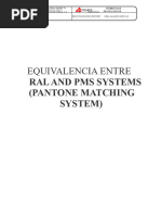 EGGER Color Equivalents: NCS & RAL | PDF | Color | Visual Perception