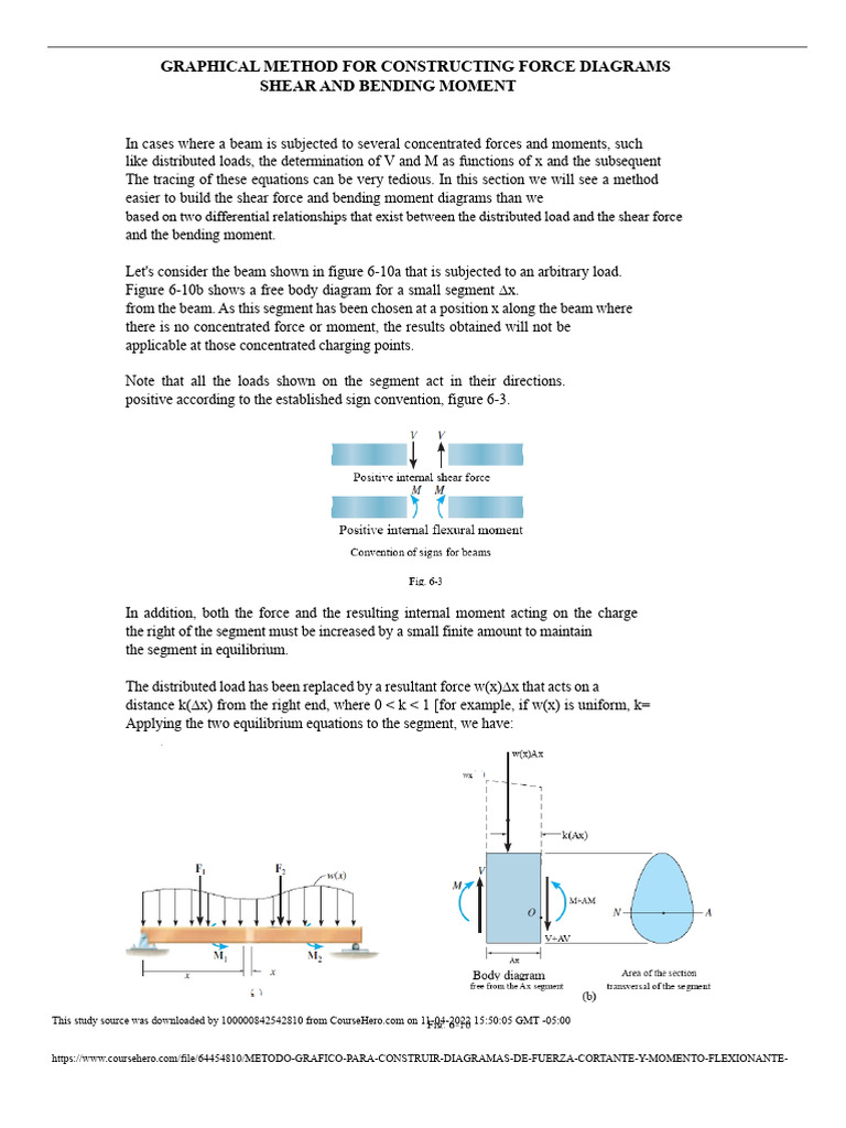Shear and Bending Moment Diagrams Guide | PDF | Bending | Beam (Structure)