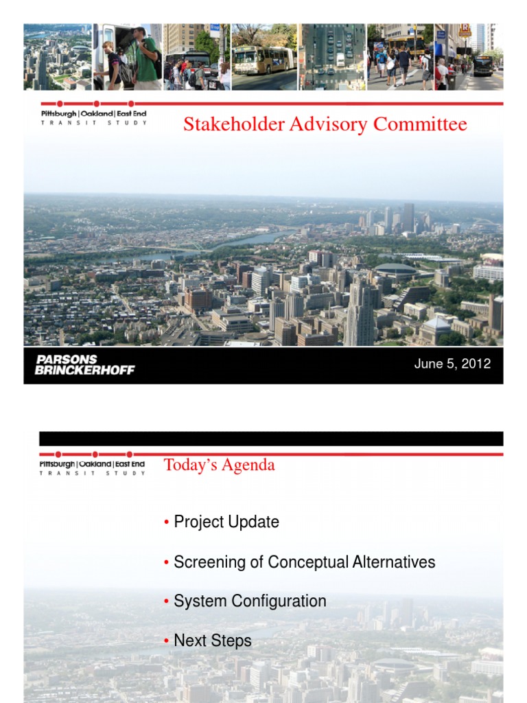 PAAC Study Stakeholders 2012-06-05 | PDF | Traffic | Street