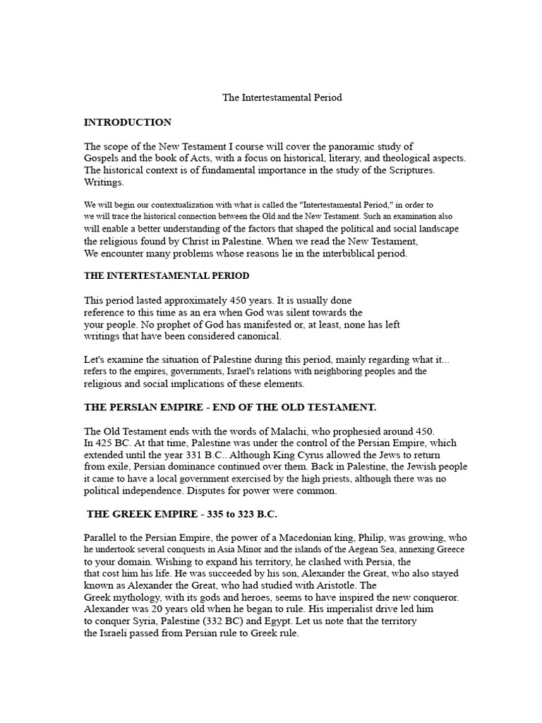 5. Introduction to the New Testament | PDF | Jesus | Gospel Of Matthew