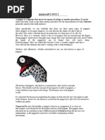Types of Puppets Explained | PDF | Puppets | Puppetry