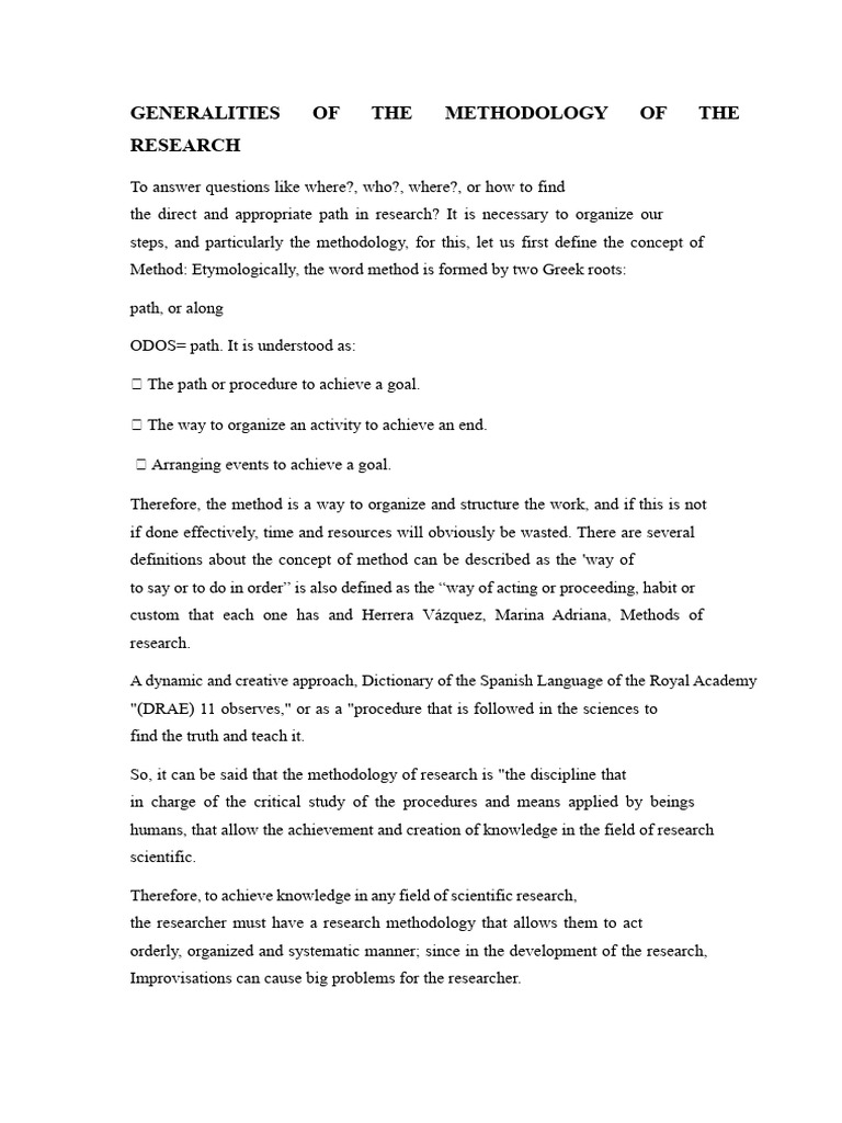 Research Methodology Overview | PDF | Knowledge | Science