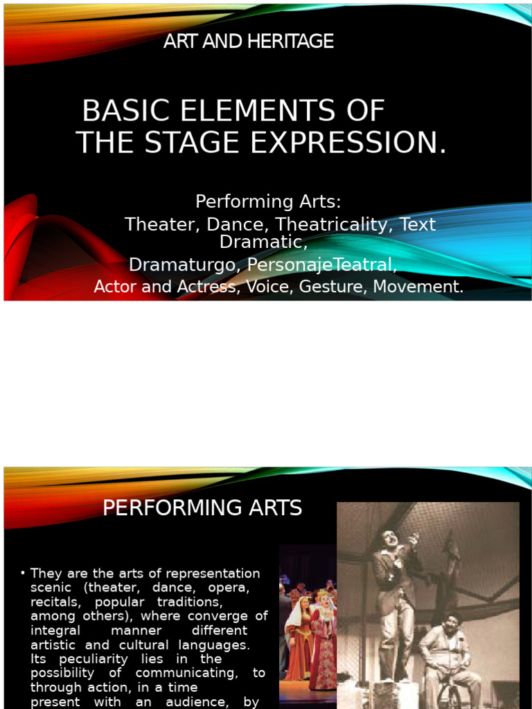 Essentials of Performing Arts and Theater | PDF | Dances | Theatre