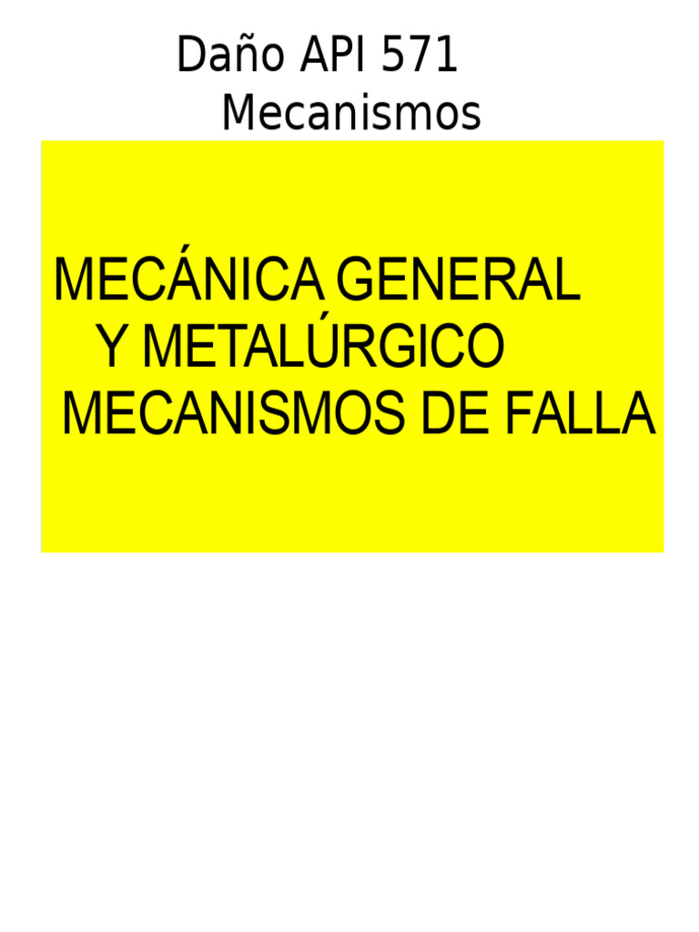 Mecanismos de Daño en API 571 | PDF | Corrosión | Ácido