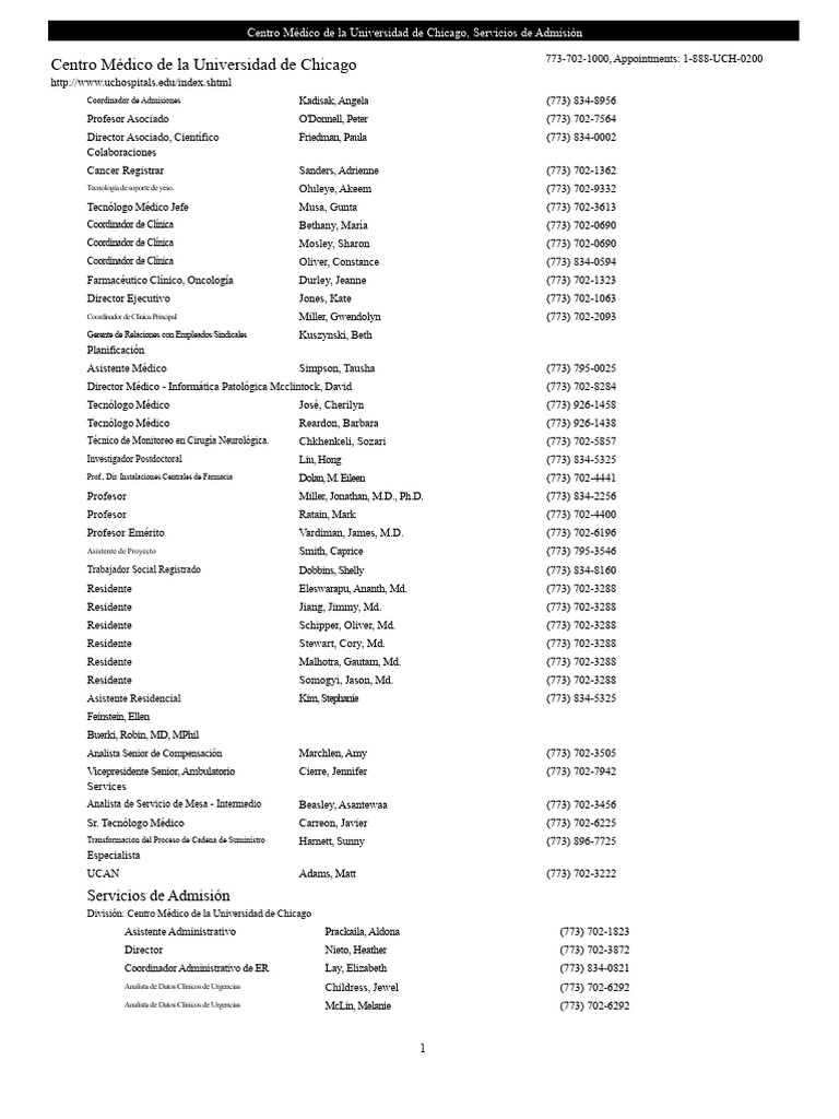 Departamentos de Ucmc | PDF | Cardiología | Medicina