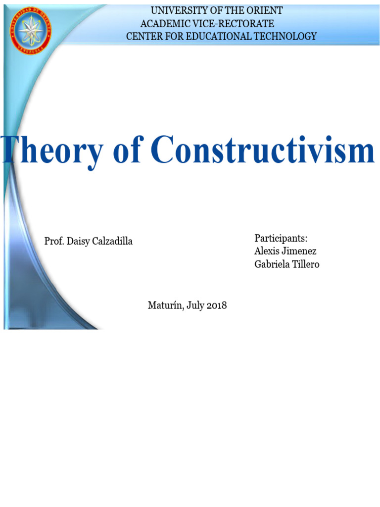 Understanding Constructivist Learning Theory | PDF | Constructivism ...