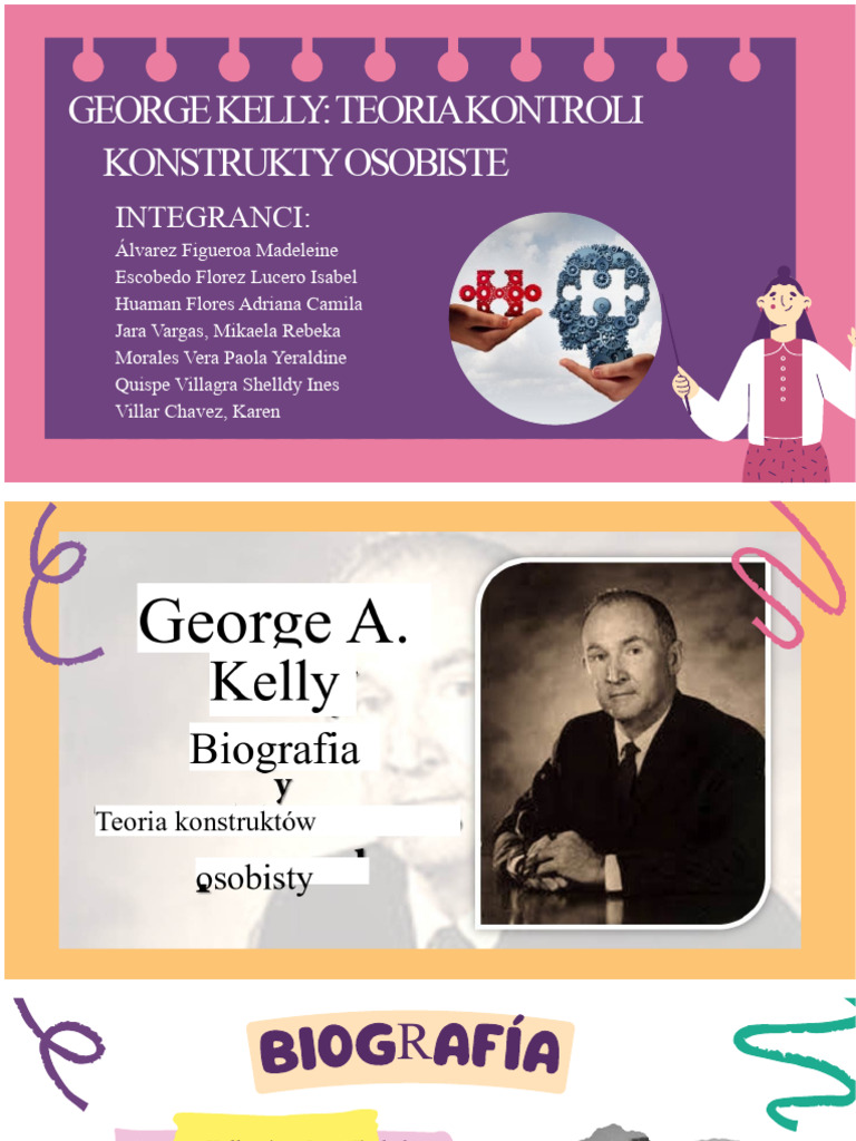 George Kelly - Teoria Konstruktów Osobistych | PDF