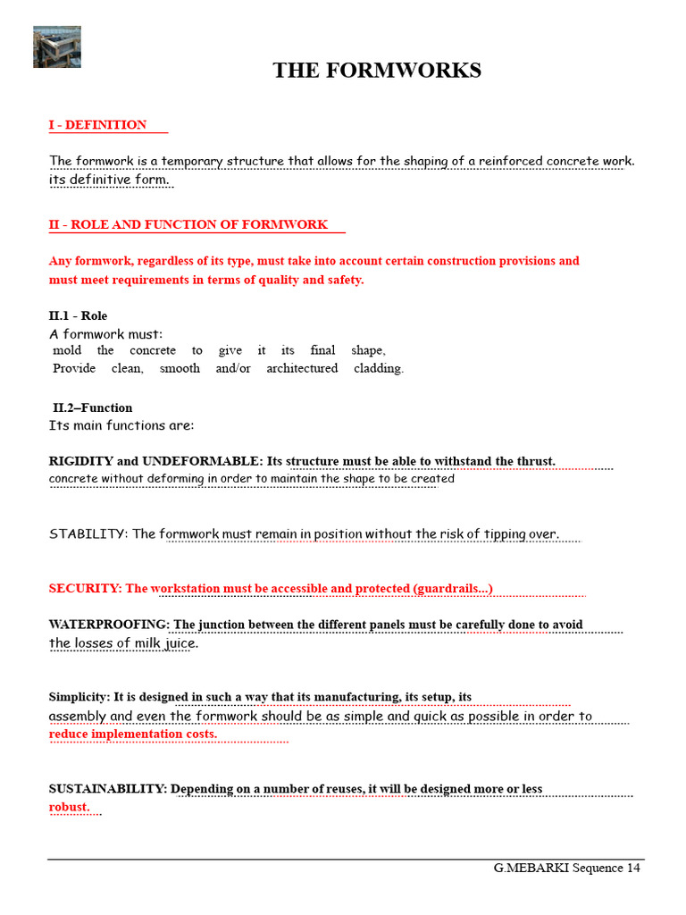 The Formworks | PDF | Concrete | Building Materials