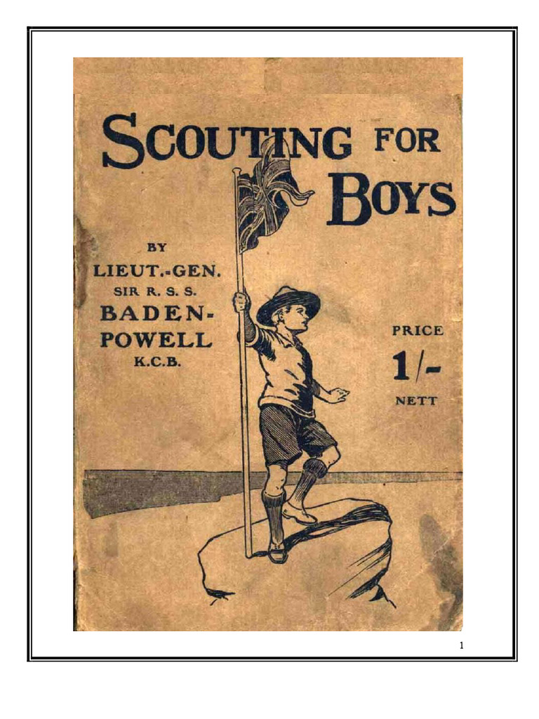 Scouting for Boys: A 1908 Training Manual | PDF | Scouting | Kim (Novel)