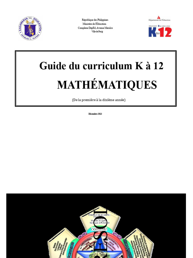 Guide du curriculum K-12 en mathématiques | PDF | Mathématiques | Équations