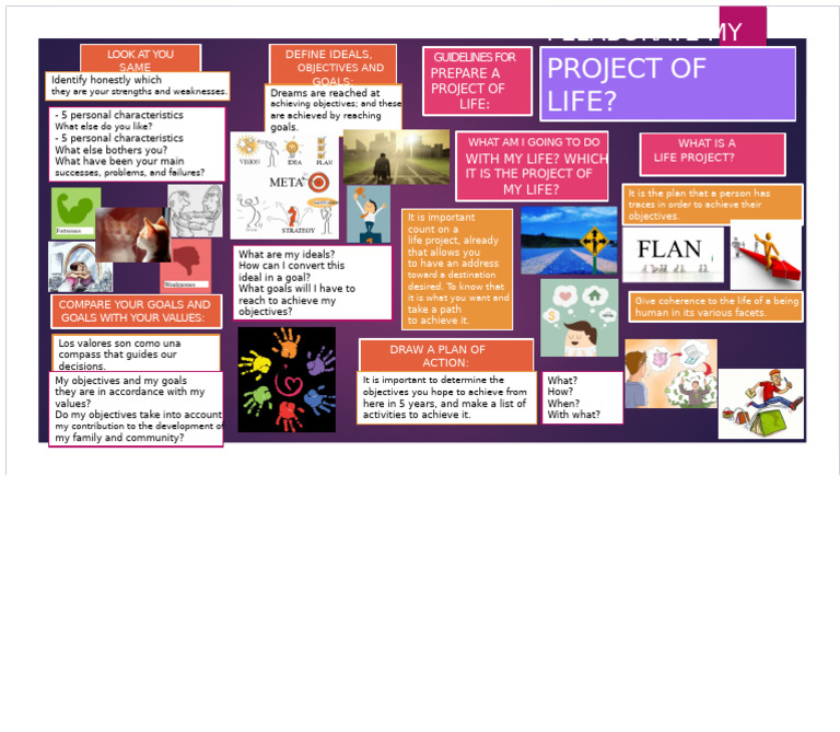 Life Project: Goals and Action Plan | PDF | Goal