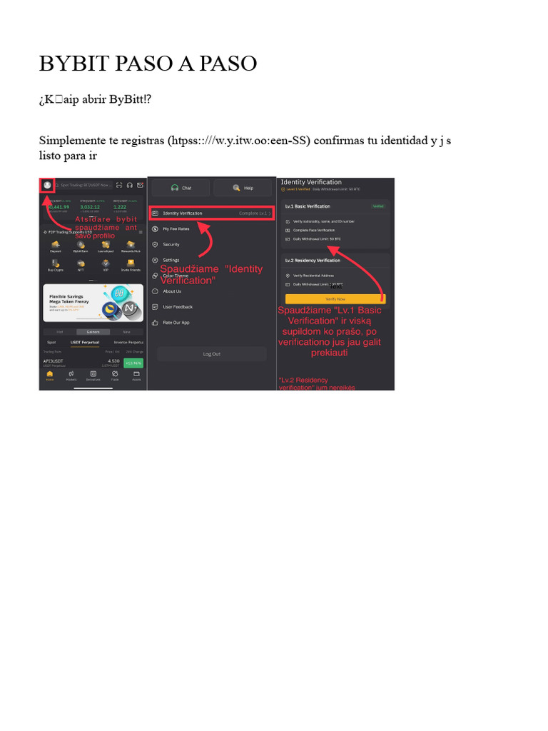 Guía Completa para Usar Bybit | PDF