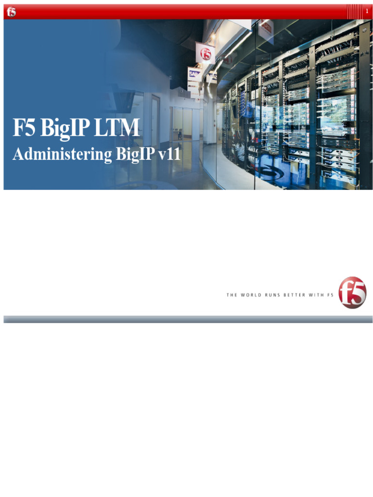 F5 BigIP LTM Administration Guide | PDF | Http Cookie | Computer Network