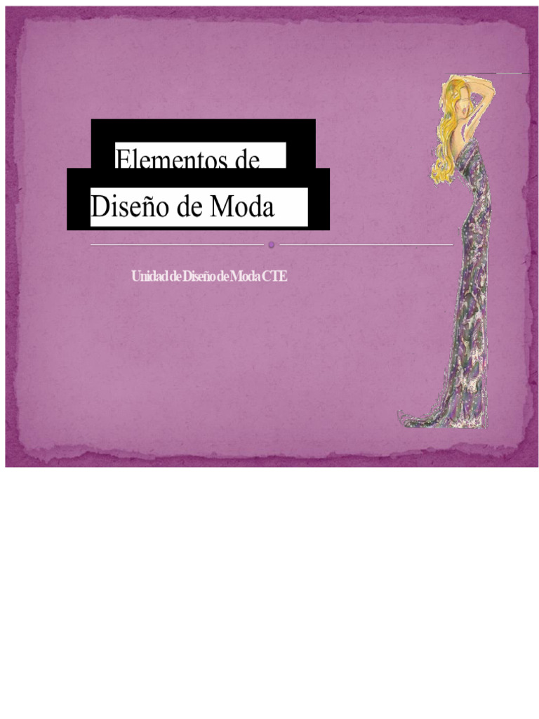Elementos Clave en Diseño de Moda | PDF