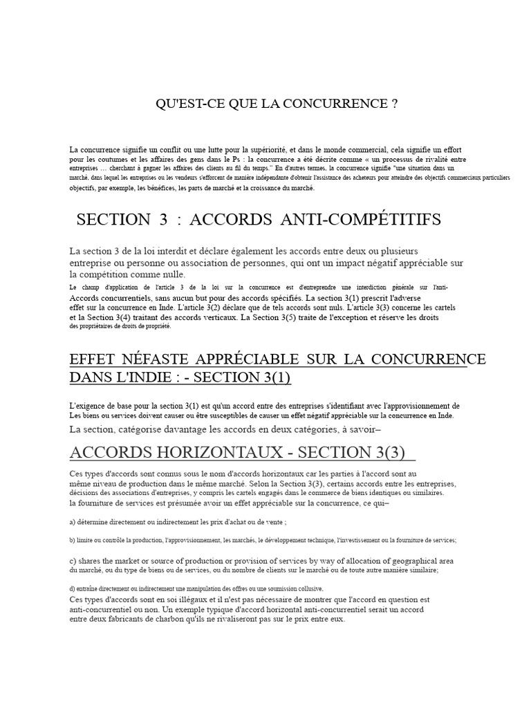 Comprendre la concurrence et ses lois | PDF | Prix | Fixation des prix