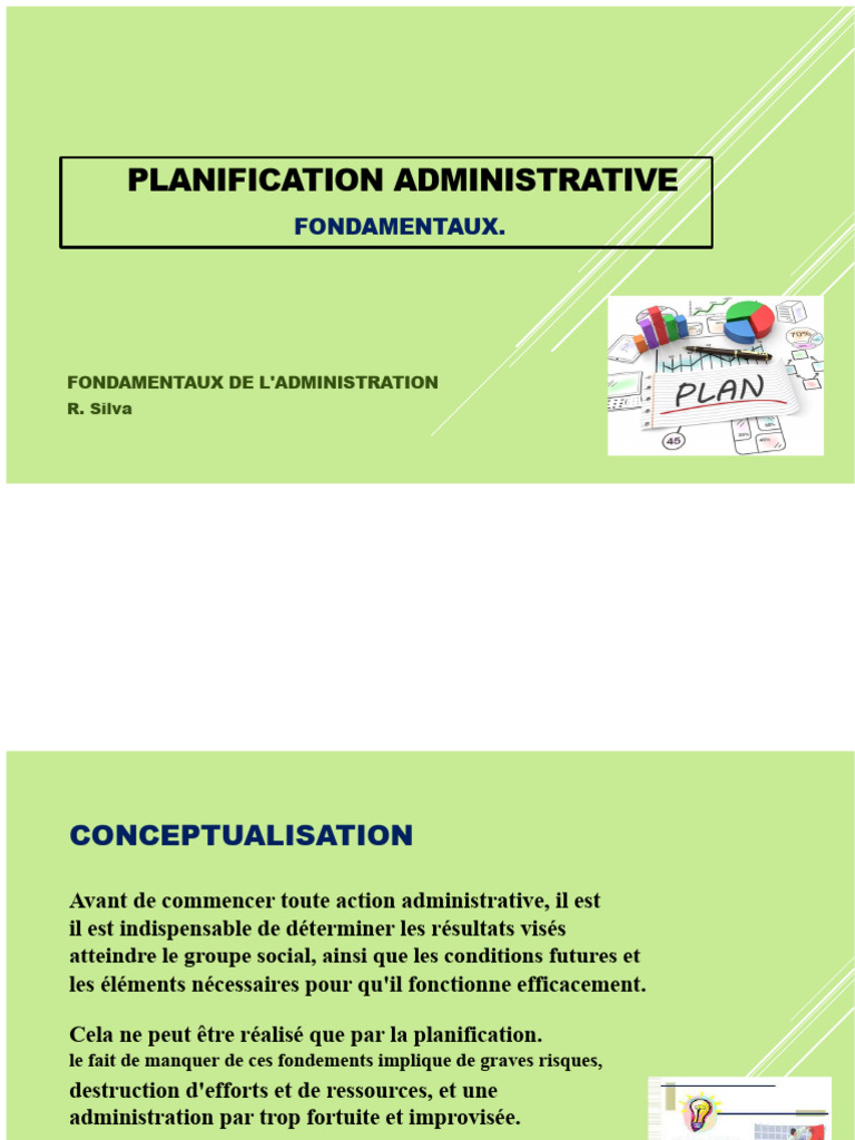 Fondamentaux de la Planification Administrative | PDF | Planification ...