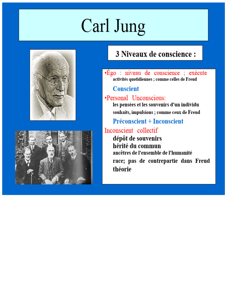 Jung : Niveaux de conscience et archétypes | PDF | Introversion et ...
